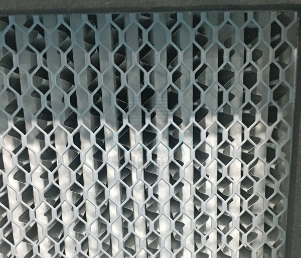 Industrial Air Filter System , Pleated Hepa Filter With Double Header Cell Sides