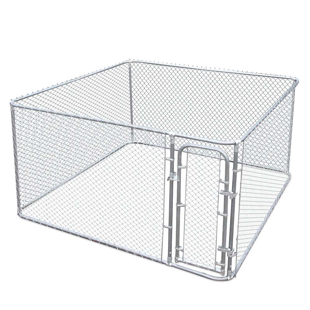Wholesale large outdoor welded chain link fence dog cage kennel/large outdoor dog fence