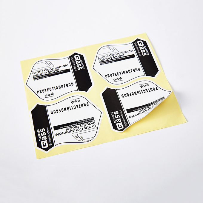 OEM Silk Screen Vinyl Packaging Sticker Labels Adhesive Waterproof