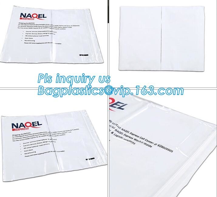packing list envelope for AWB, packing list envelope mailing bag for express, Packing List Enclosed Envelopes, bagease