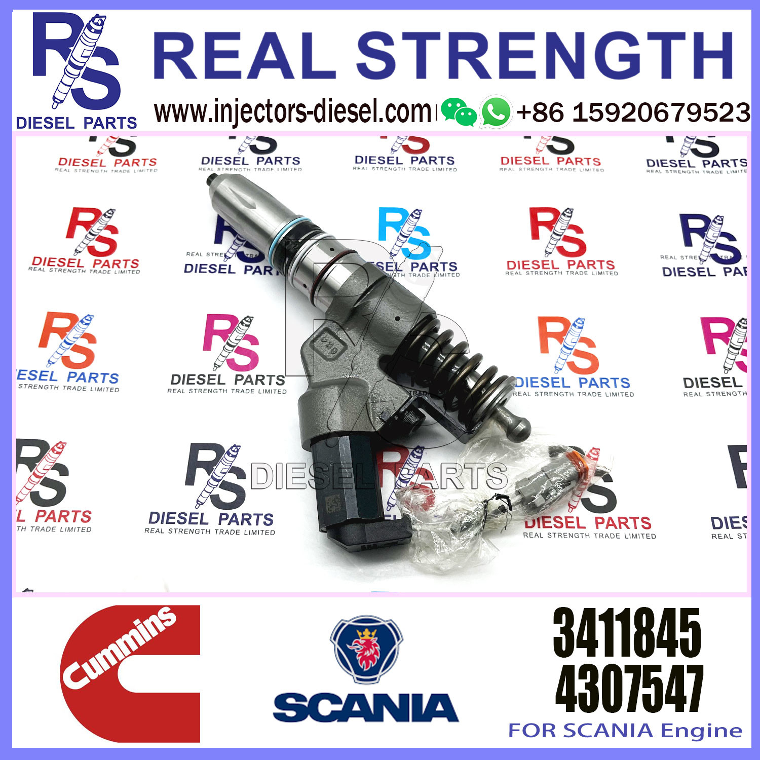 Common rail fuel injector 4903472 4026222 4903319 3083849 3083863 3087557 3411752 4062851 3411845 for M11 ISM11 QSM11