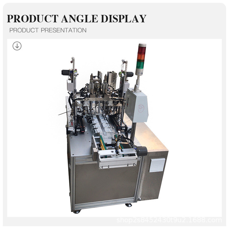 Flat Face Mask Earloop Welding Machine , 3KW Elastic Earbud Welding Machine