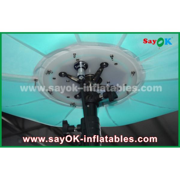 Nylon Cloth Inflatable Lighting Decoration / Halogen Or Led Light Up Balloons