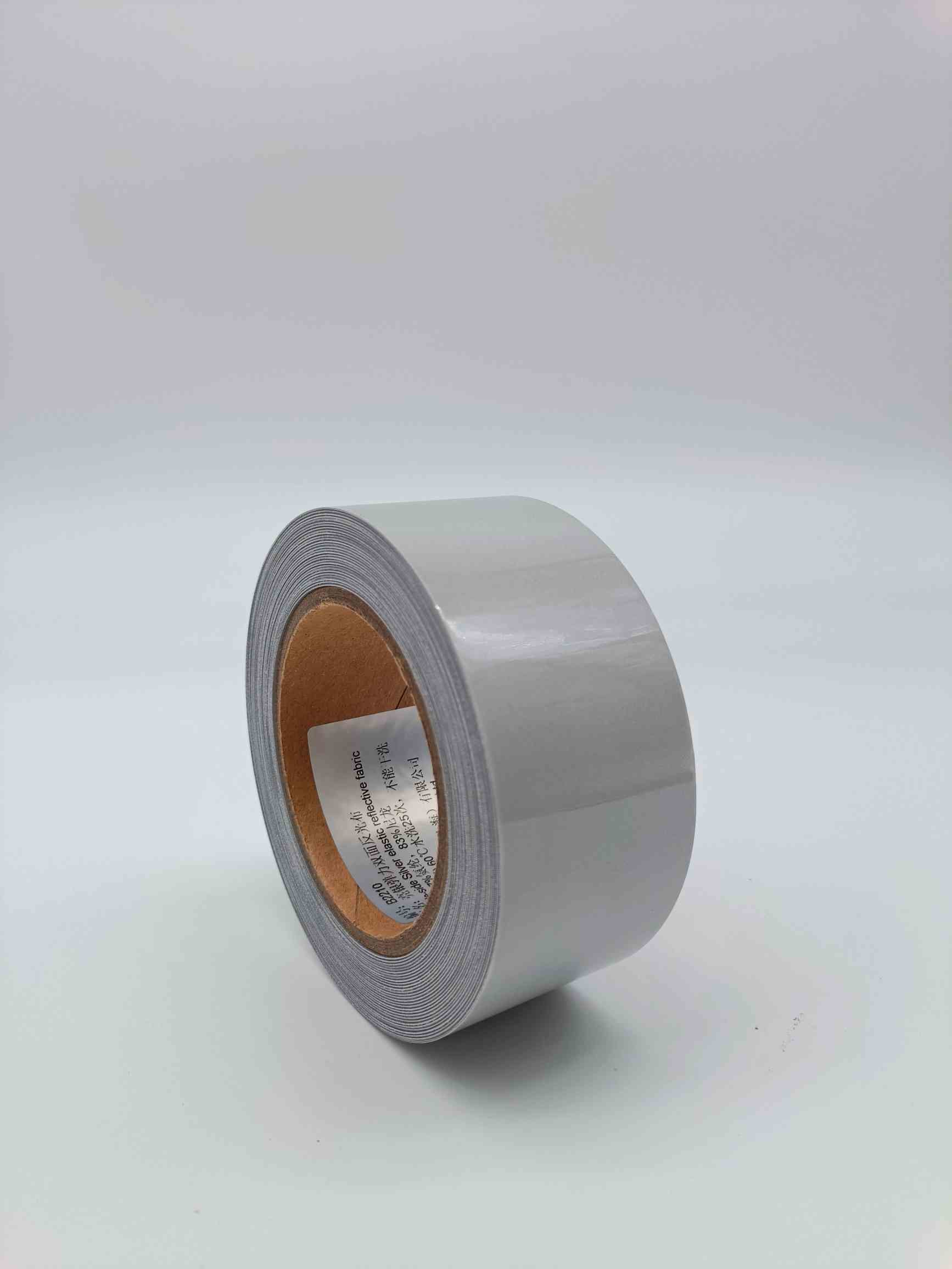 50cycles Elastic Reflective Tape Silver Color With Double Reflective