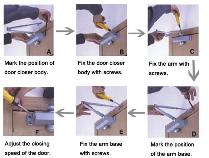 80kg Door Soft Close Door Closer with Heavy Duty Hydraulic System Sliver/Customized