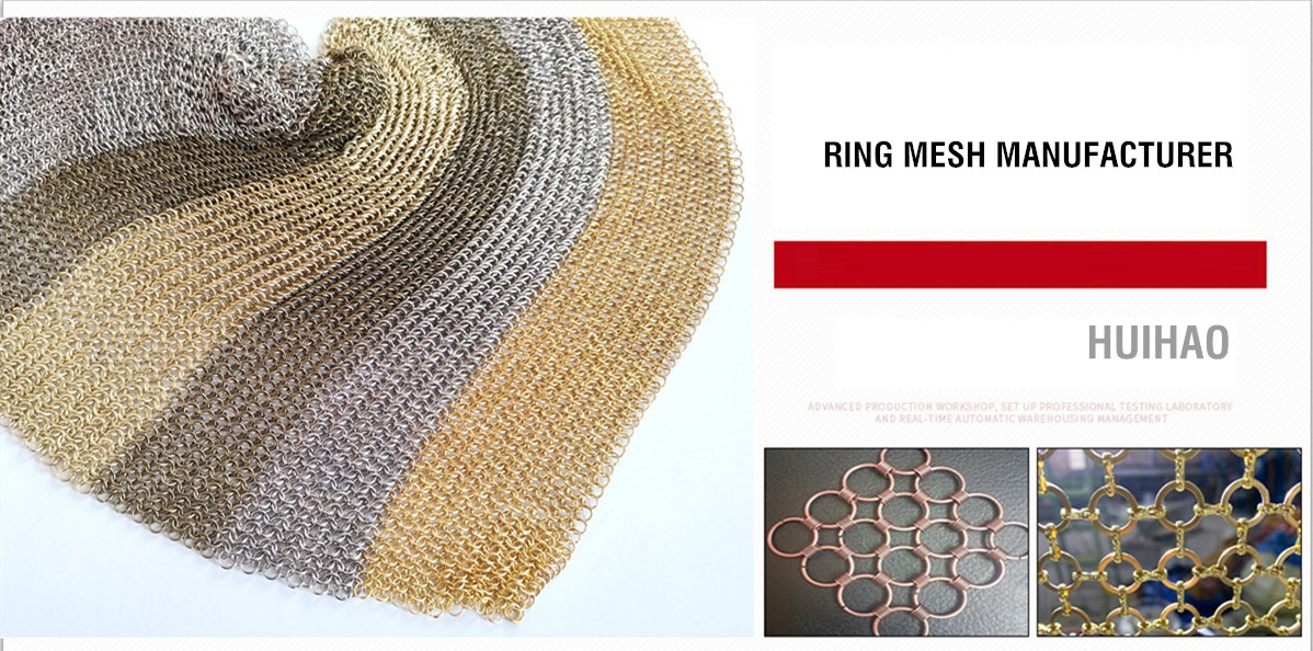 Welded 0.53mm Wire Diameter Chain Mail Mesh For Security Gloves Clothes