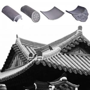 China Old Style Traditional Japanese Roof Tiles For Japanese Temple Tea House on sale