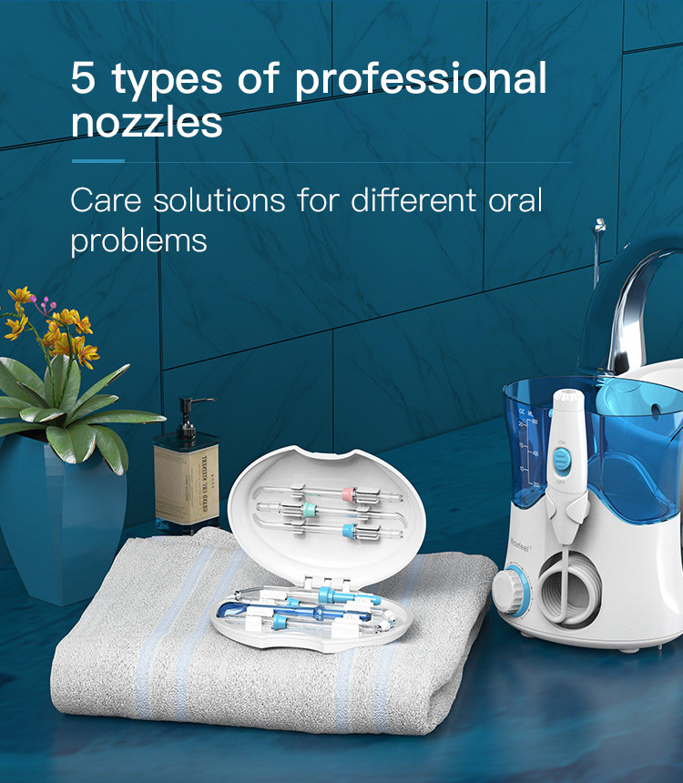 600ml Teeth Whitening Dental Care Oral Irrigator Combo Electric Toothbrush IPX4