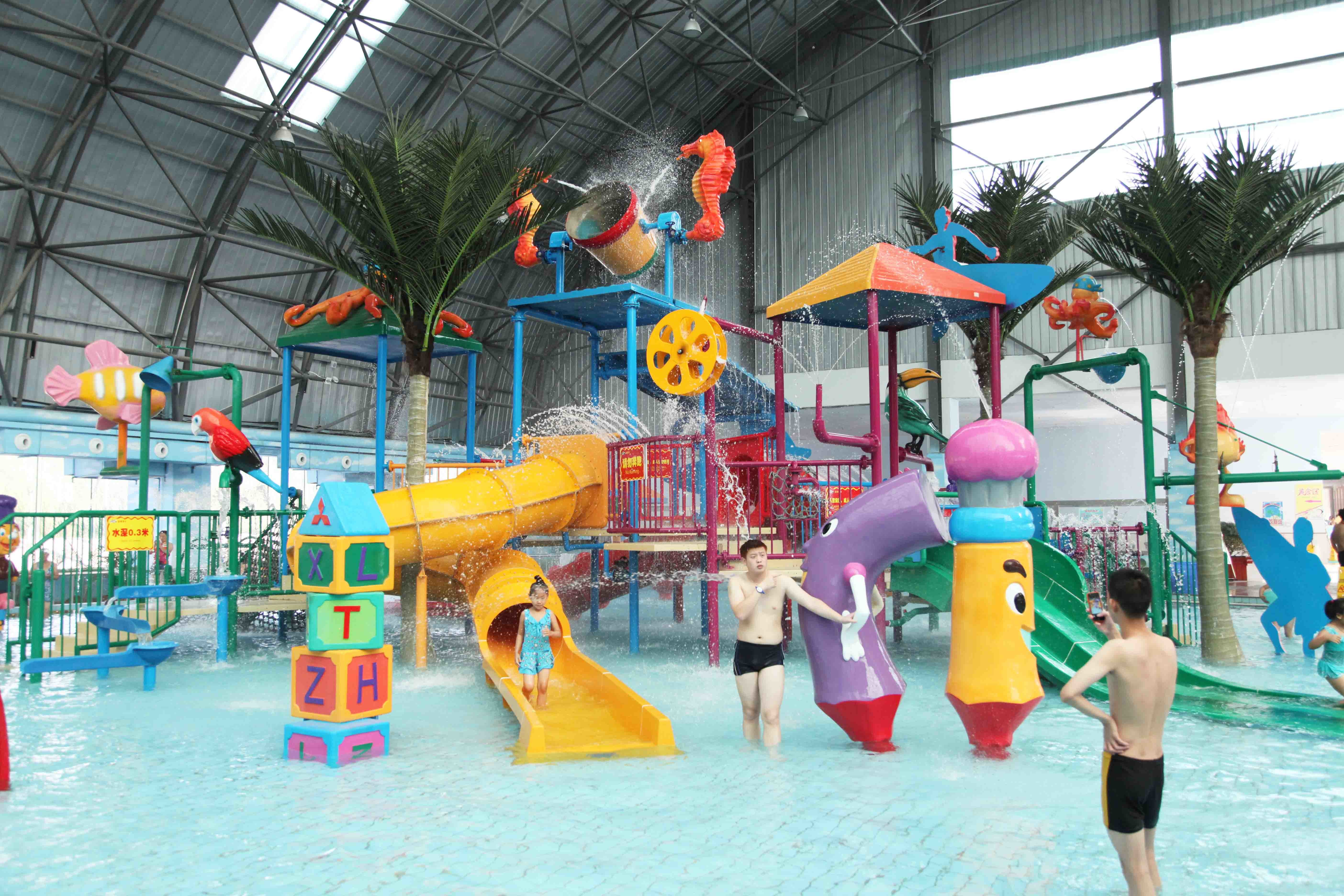 Swimming Pool Kids Water Parks Mini Interactive Lanes for Water Park