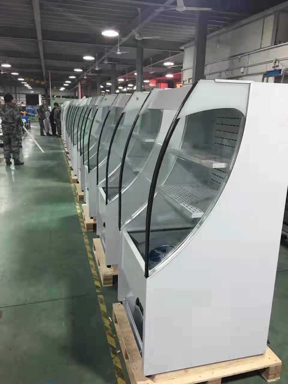 Beverage Display Mini Multideck Open Chiller For Shop Fan Cooling Type