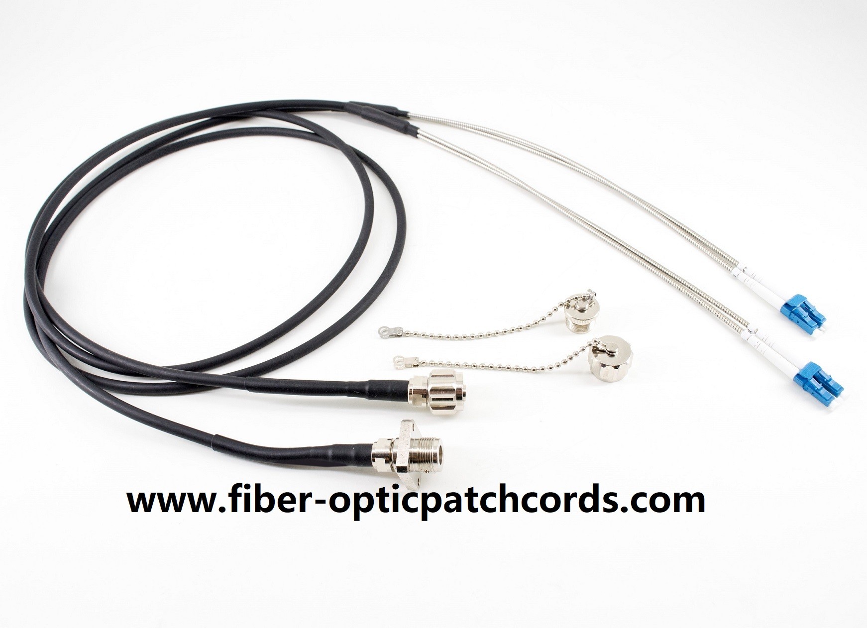 TFOCA 4 to TFOCA 4 Tactical Fiber Cable Assembly TFOCA to TFOCA 4Core Fiber Optic Patch Cord