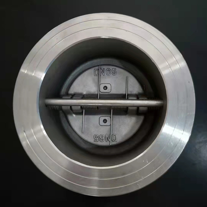Stainless Steel 304 Clamp Check Valve Butterfly Type Double Disc Check Valve