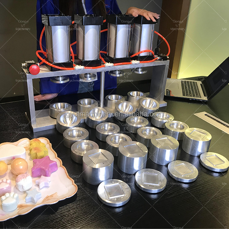 Raw Material Powder Bath Bomb Maker with Easy Operation and Multiple Molds