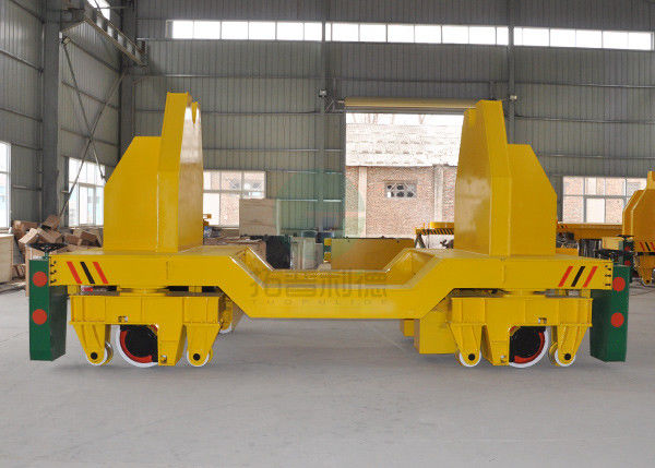 Foundry Metal Casting Ladle Car Battery Powered Slag Pot Transfer Trolley