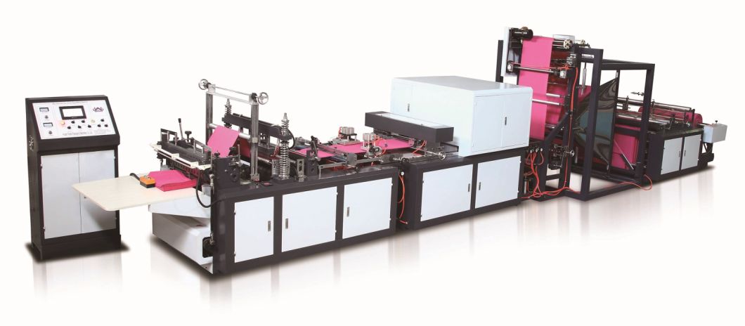 PP Automatic Non Woven Fabric Shopping/Handle/T-Shirt Box Bag Making Machine