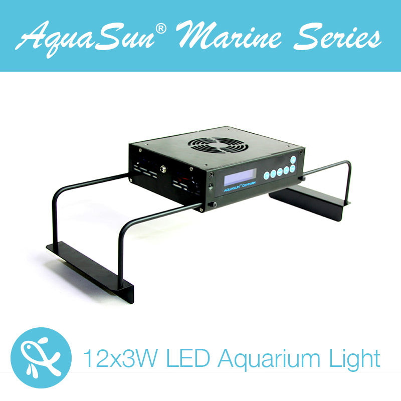 NEW designed 36X3W E.shine AquaSun led coral reef aquarium light, saltwater aquarium led