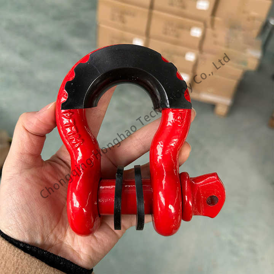 General Industry Bow Shackle Heavy Duty Ultimate Strength with Safety Bolt Pin