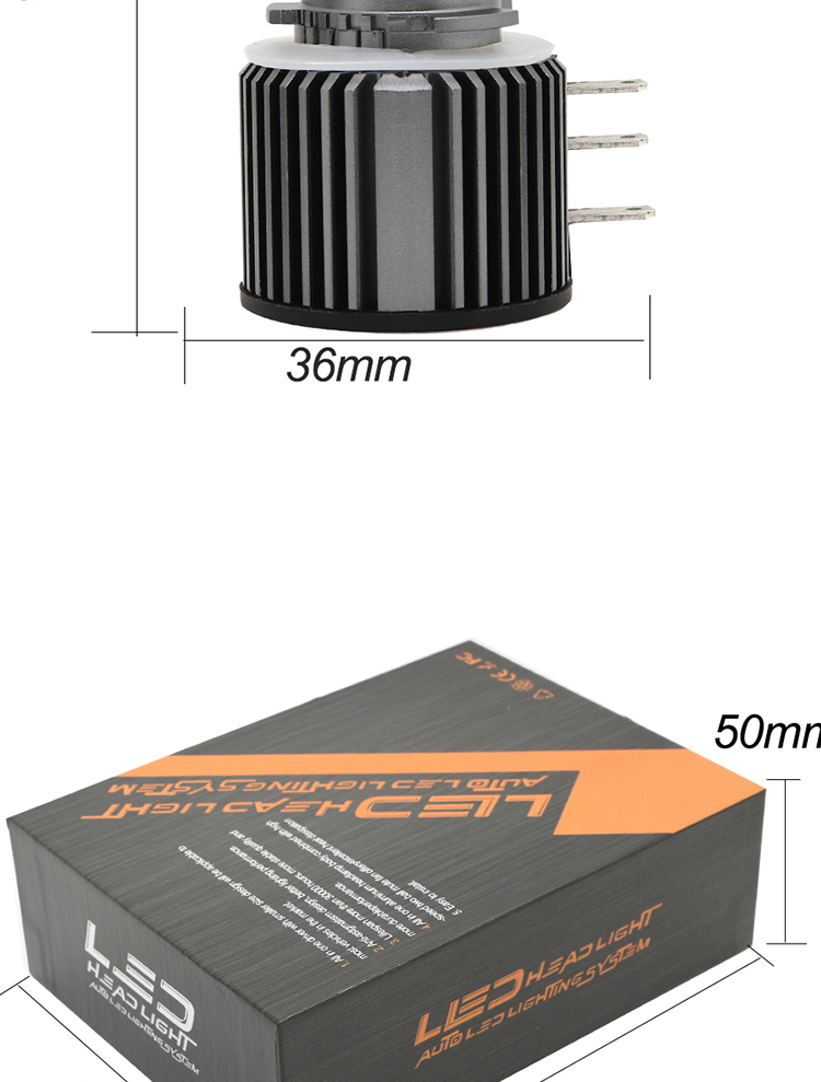 ODM Faros Focos Luc H15 Led Headlight Bulb 8000Lm For Car Halogen Led Head Light