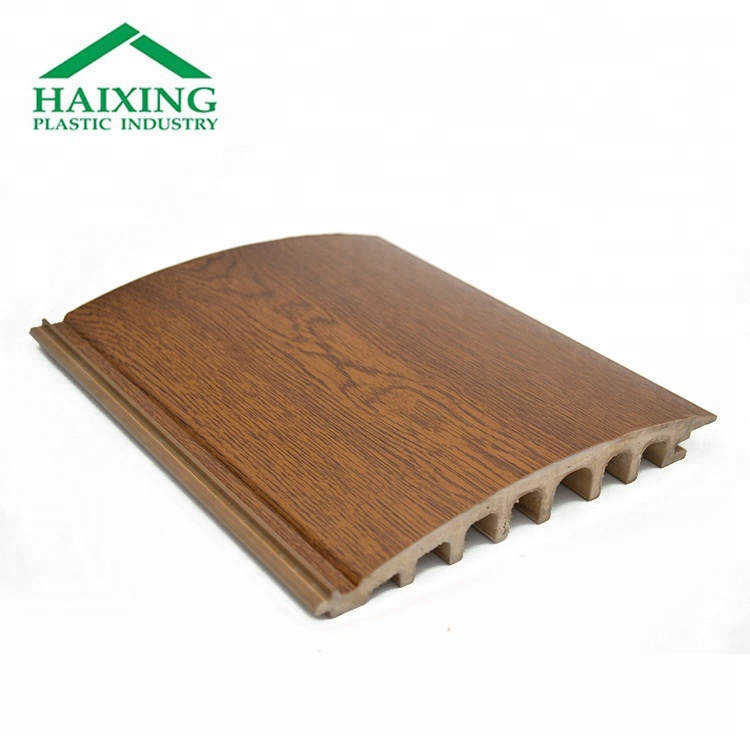 180mm*26mm PVC/WPC Exterior Cenvironmental Engineered Decking with Customized Options