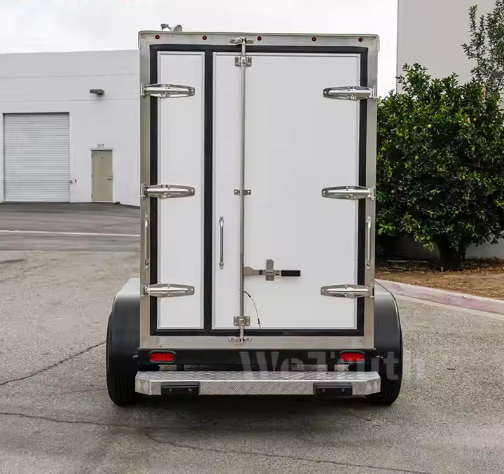 CIMC Small Movable Australian Standard Customized Mobile Cold Room Food Storage Cold Refrigerated Truck Trailer