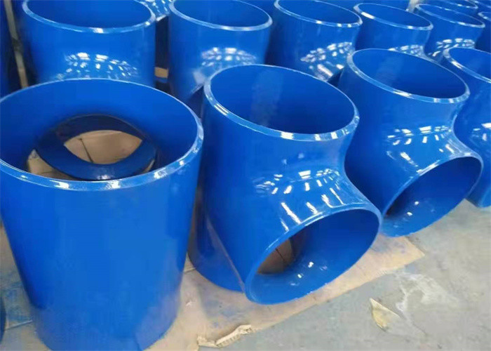 Q235 Q215 Carbon Steel Tee ANSI A234 WPB 1/8" To 2" Hot Galvanizing