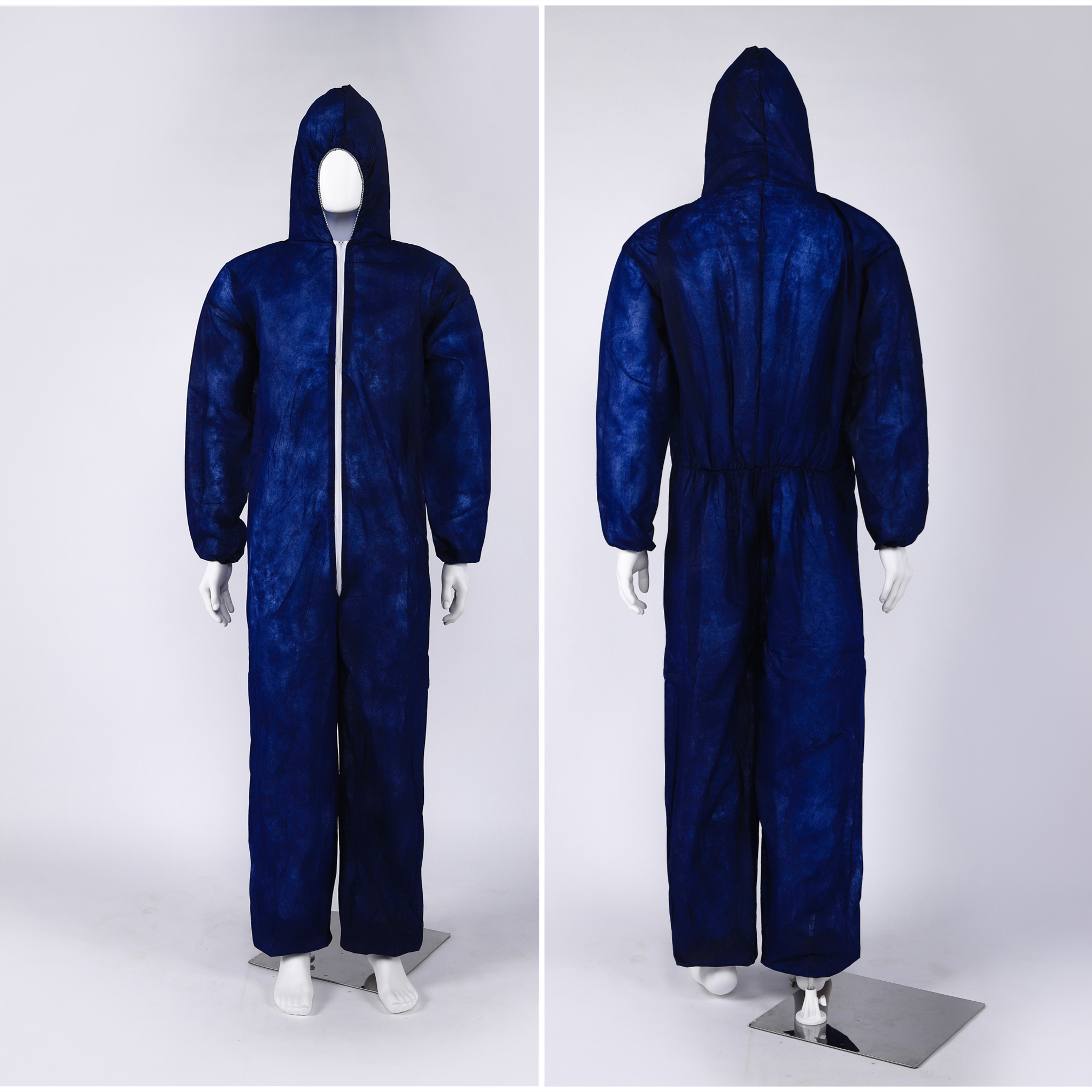 Antistatic with Hood Suit Medic Safety Protection Clothing White PP Waterproof Overalls Disposable Coverall OEM and Sample Free