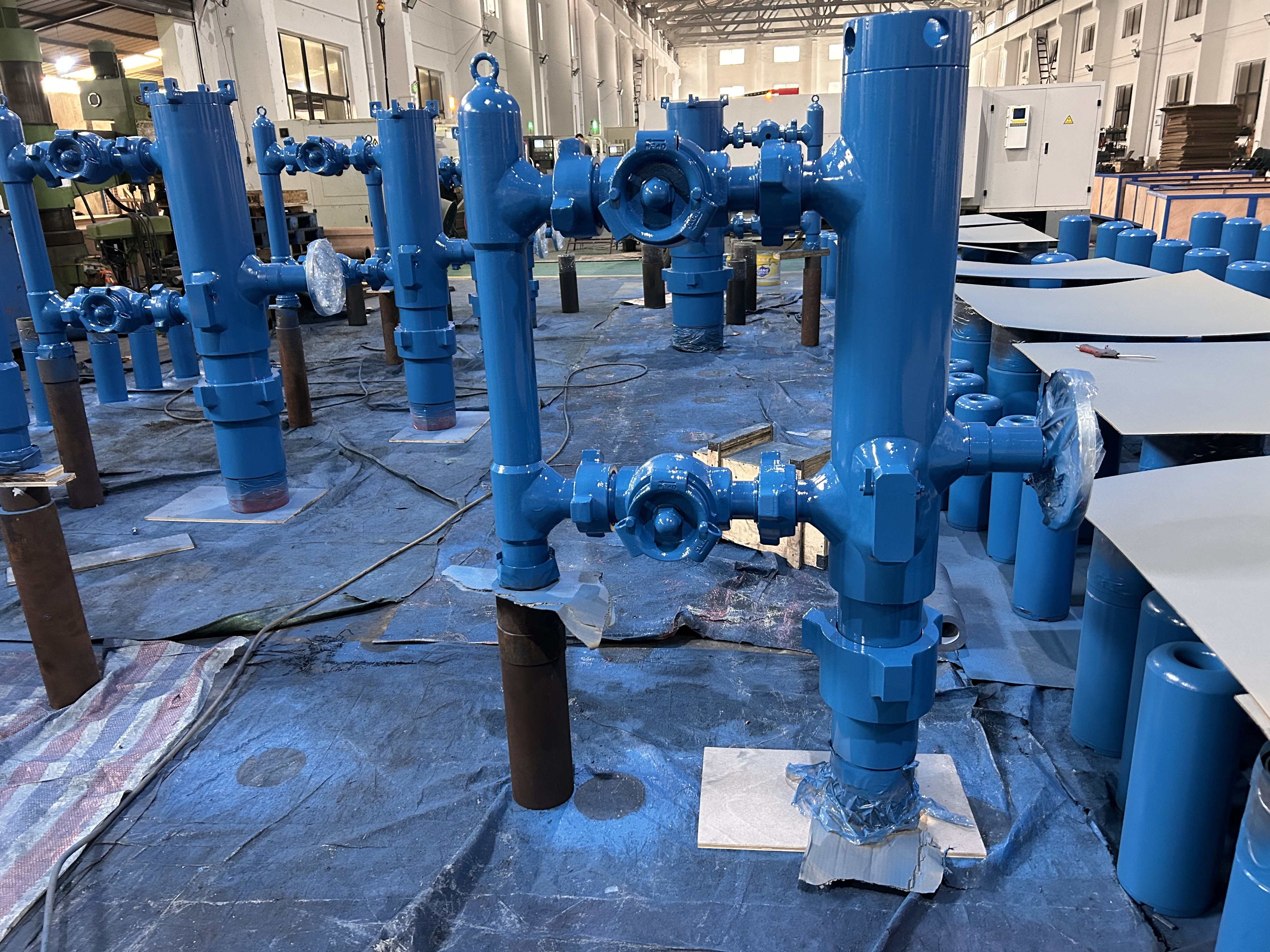 5-1/2'' API Casing LTC Buckle connected 35Mpa Working Pressure Double Plug Cementing Head