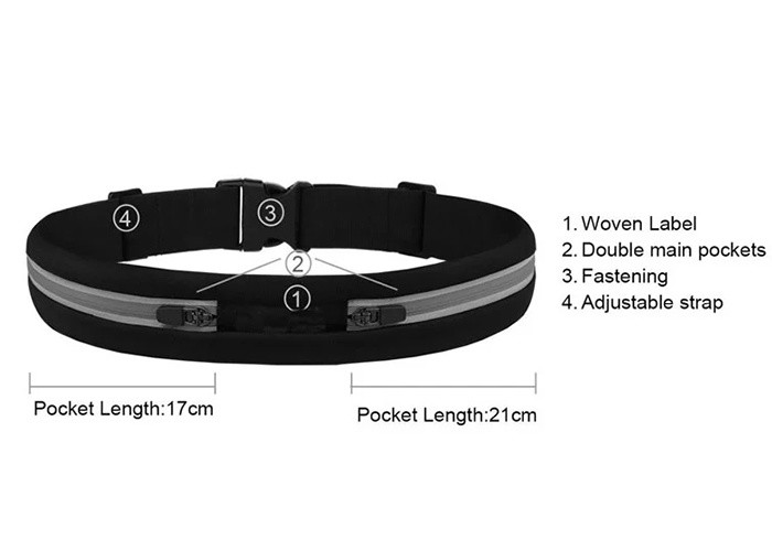 Custom latest designer neoprene lycra adjustable waist pack running waist belt sporting girdle
