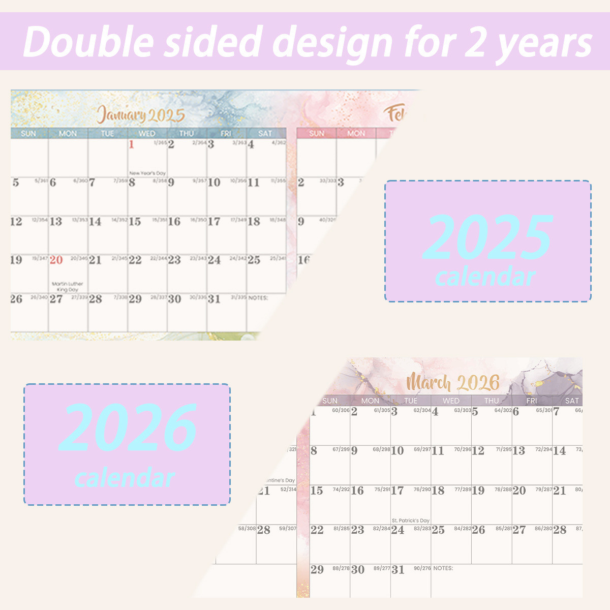 12 Holiday / Seasonal Photos Custom Wall Calendar On Paper