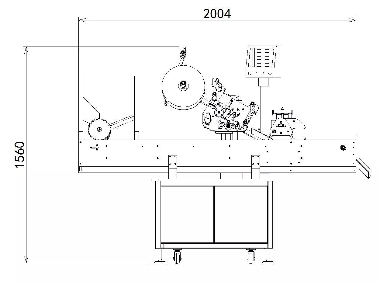 Automatic Vial Labeling Machine Ym215