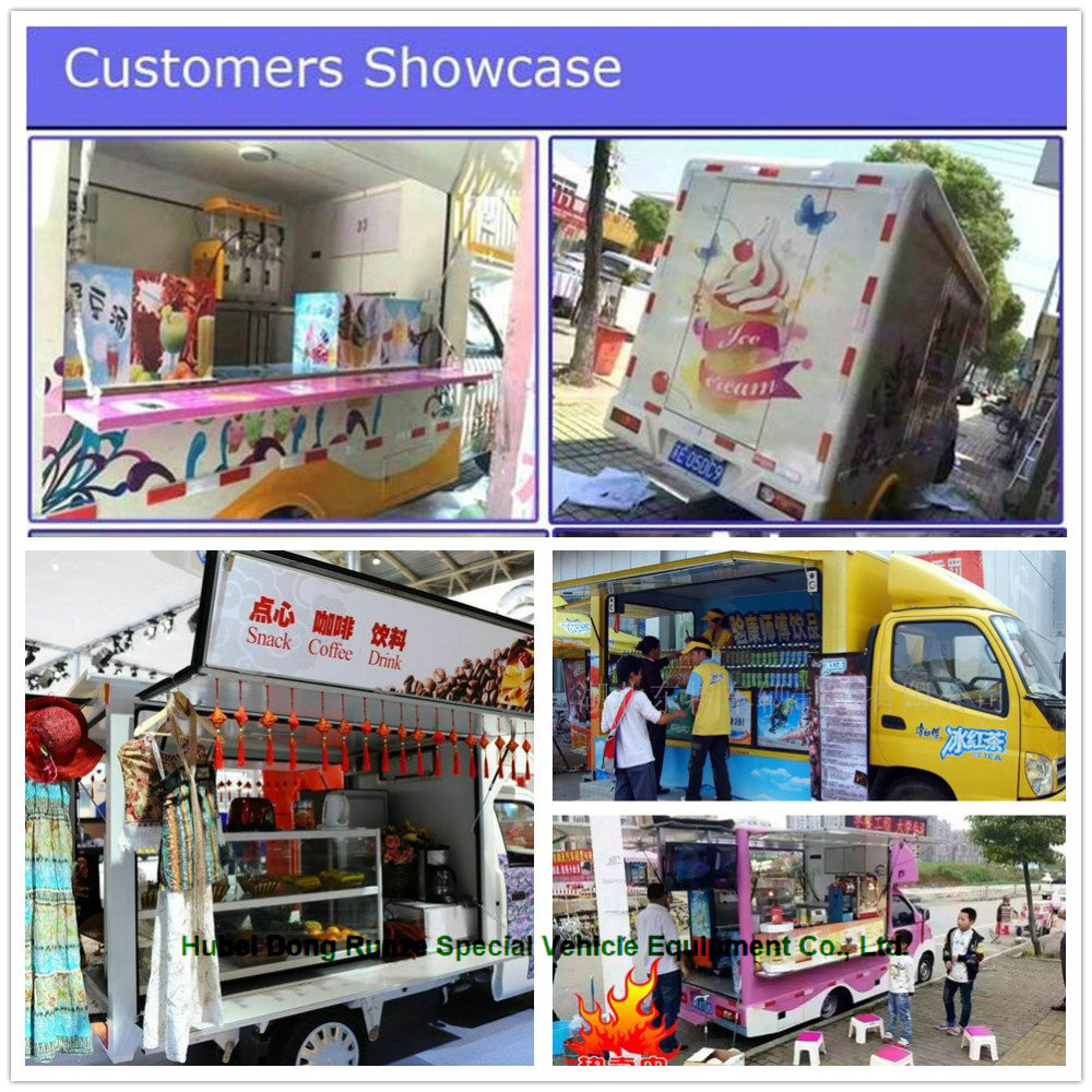 Custom Color JAC Mobile Kitchen Truck , Street Mobile Fast Food Van