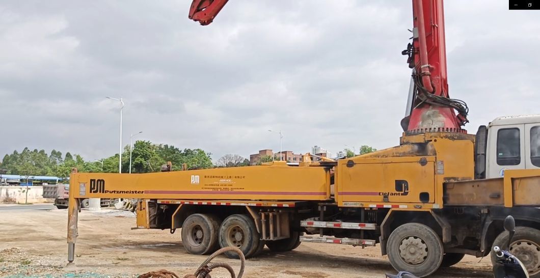 2012 Used Putzmeister Concrete Pump 46m for Sale Benz Actros Chassis