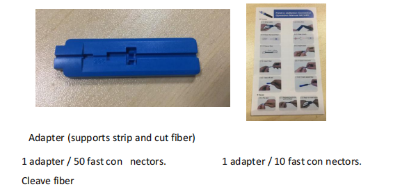 Waterproof Single-Mode Fast Connect Fiber Connectors For Drop Cable / Indoor Cable