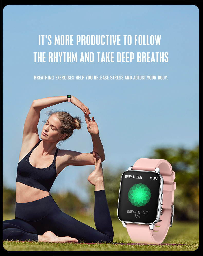 BLE 5.0 200mAH Bluetooth Android Smartwatch SMS Notification For Women