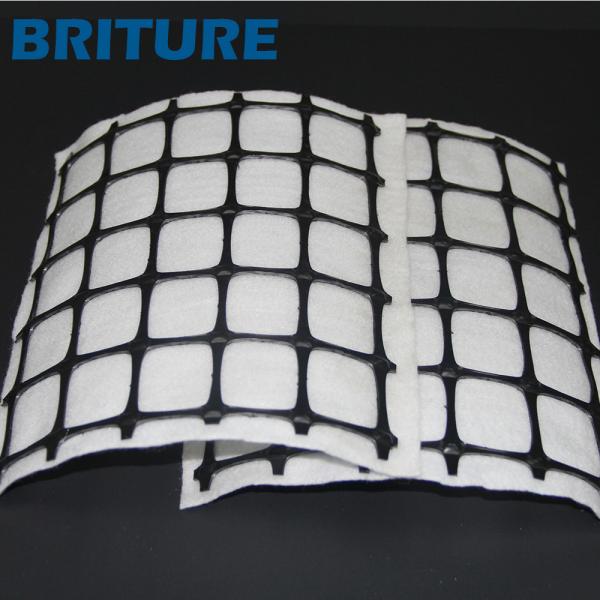 150gsm Geotextile polypropylene PP Biaxial Geogrid For Slope Stabilization 30-30kN/M