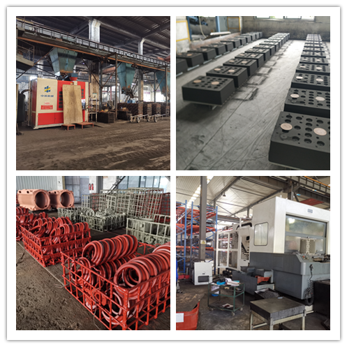 Break disc with gray rion casting material produced by green sand casting process