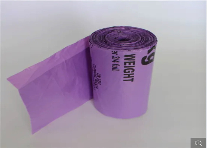 Recyclable PE Material Medical Garbage Bags Random Printing Or Stable Printing