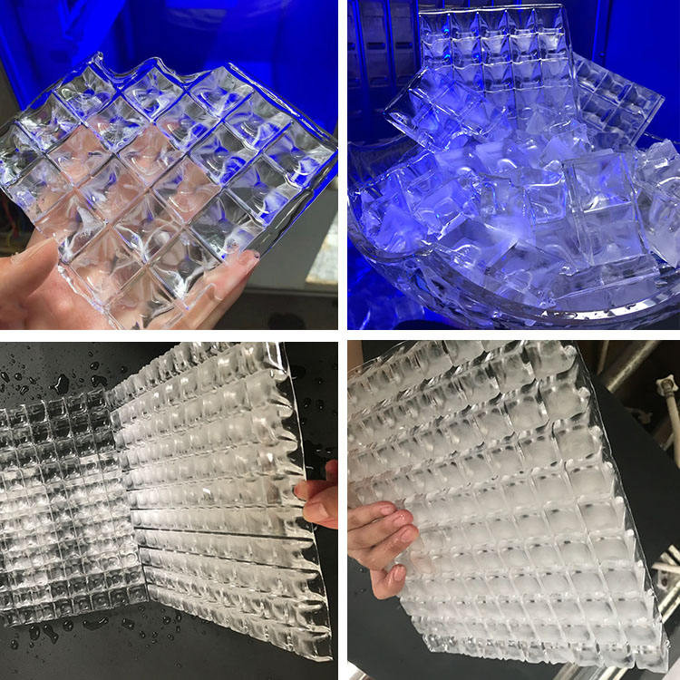 60kg/24H Commercial Ice Cube Machine Automatic For Home / Restaurant / Shop / Drinking / Bar
