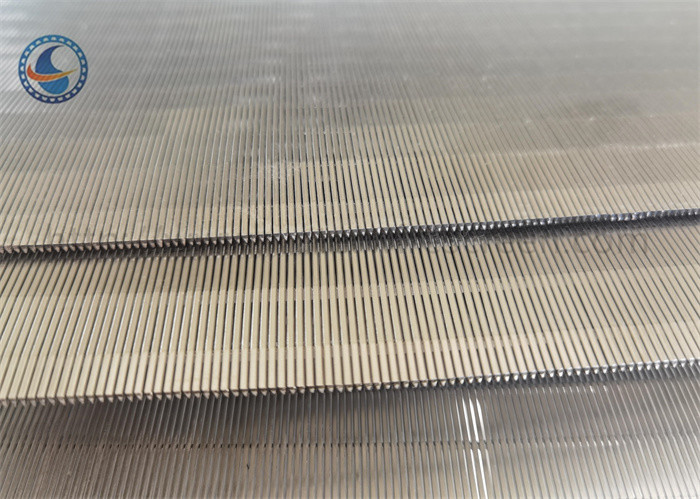 200 Micron Johnson Wedge Wire Screen Stainless Steel Flat Coanda Screen