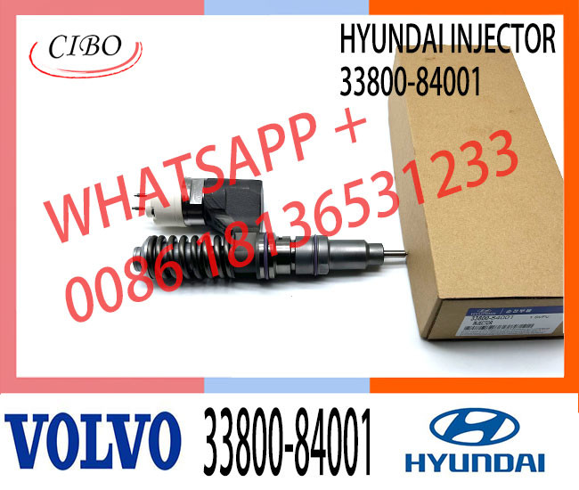 Diesel Engine Fuel Injector 33800-84001 Diesel Engine Injector 33800-84001 For Diesel Engine D6CA