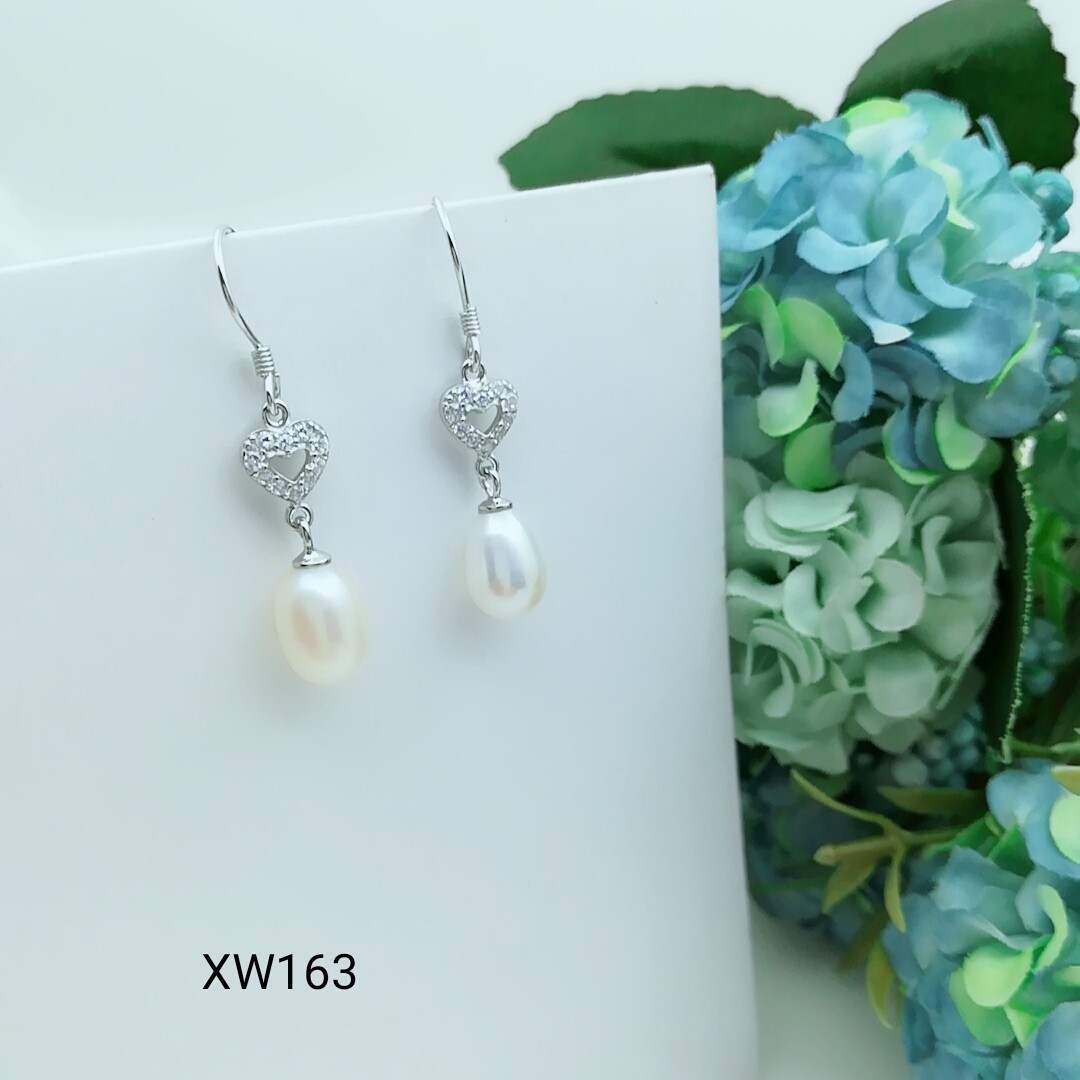 2018 New latest design of pearl earrings fashion pearl earrings silver tassel earrings WD119