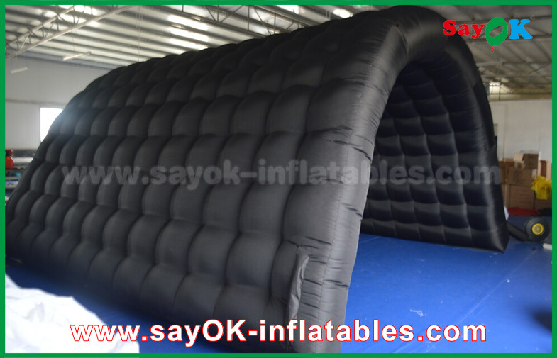 Air Inflatable Tent Black 210D Oxford Tunnel Inflatable Camping Tent For Outdoor Activity
