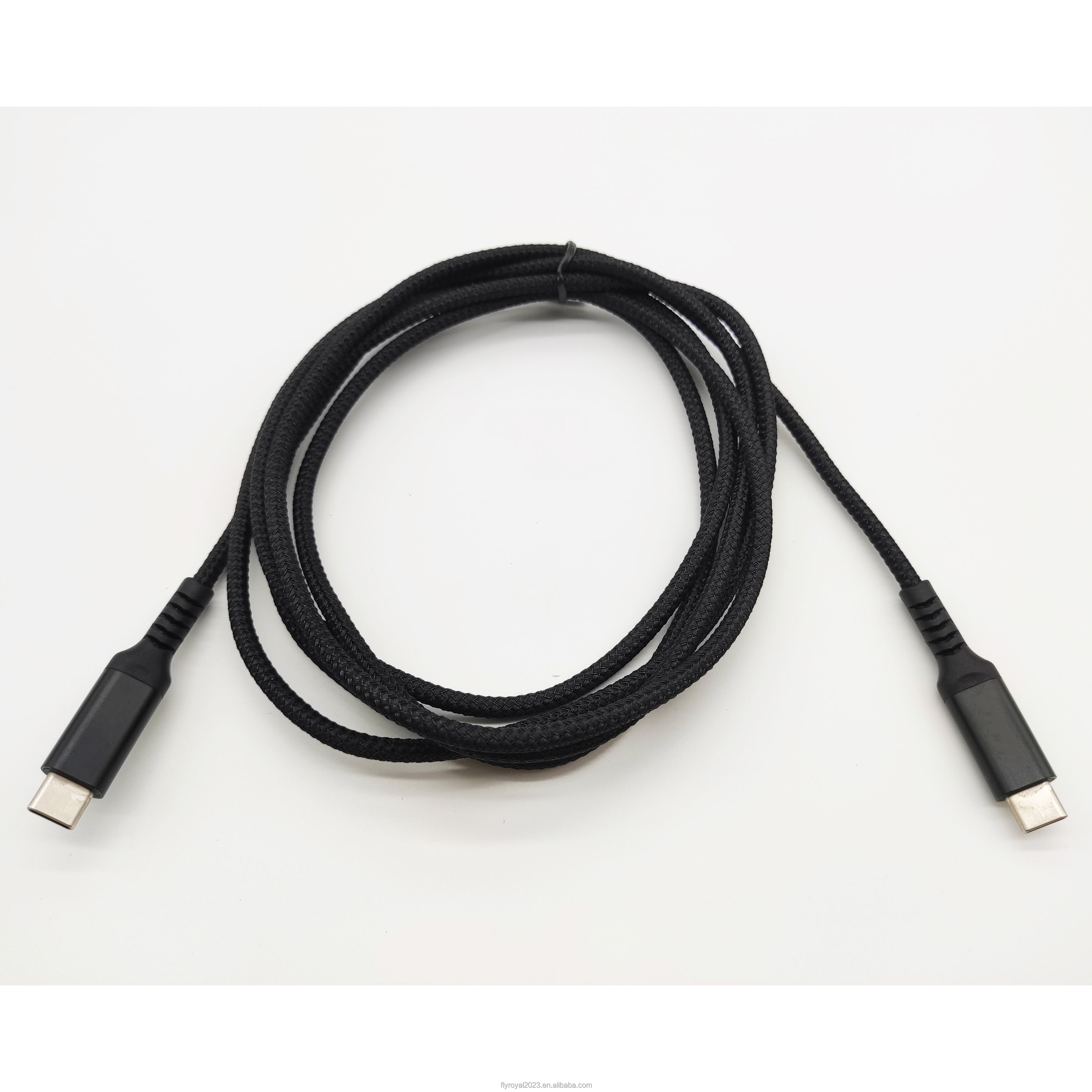 Tablet, Laptop, Computer, Monitor USB CablesType-C Male To Type-C Male Cable For Charging Phones And Transfering Data