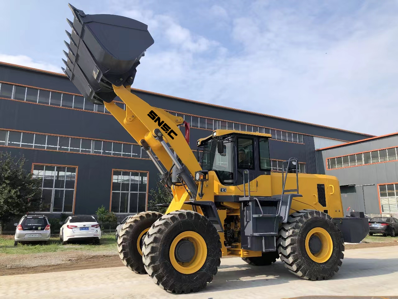 Front Wheel Loader Pala Cargadora With Quancheng Hydraulic Pump And Efficiency
