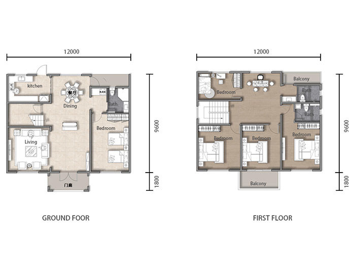 2 Storey Modern Steel Structure Prefab Villa House