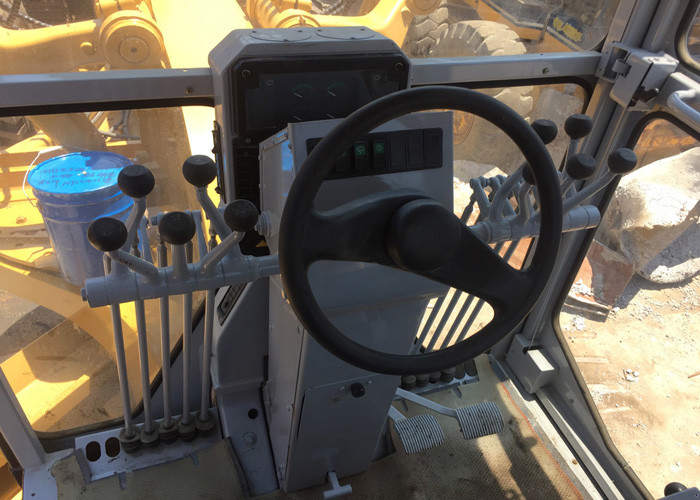 Second Hand Motor Grader Cat 140K With Ripper Original Color Yellow And Black