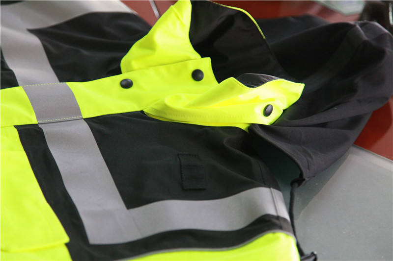 50 times Industrial washable Waterproof Hivis Work Jackets , Rain jacket for Rescue work