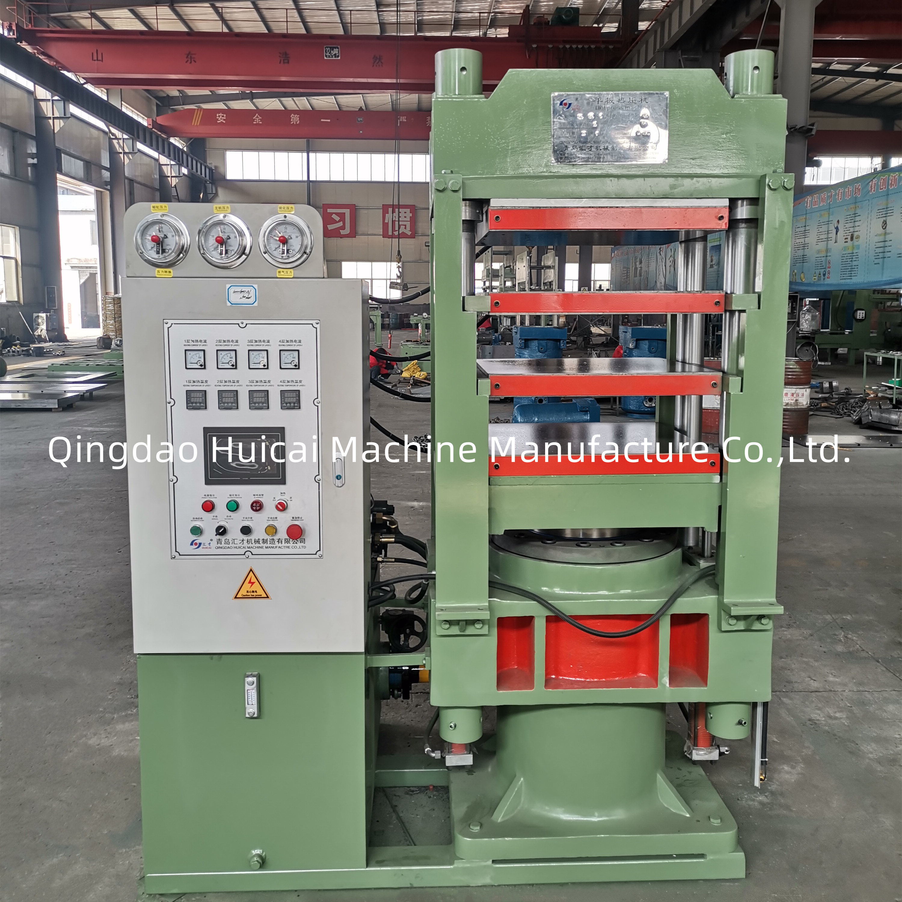 1.00MN Nominal Molding Power Veneer Hot Press for 1 Working Layer Woodworking Industry