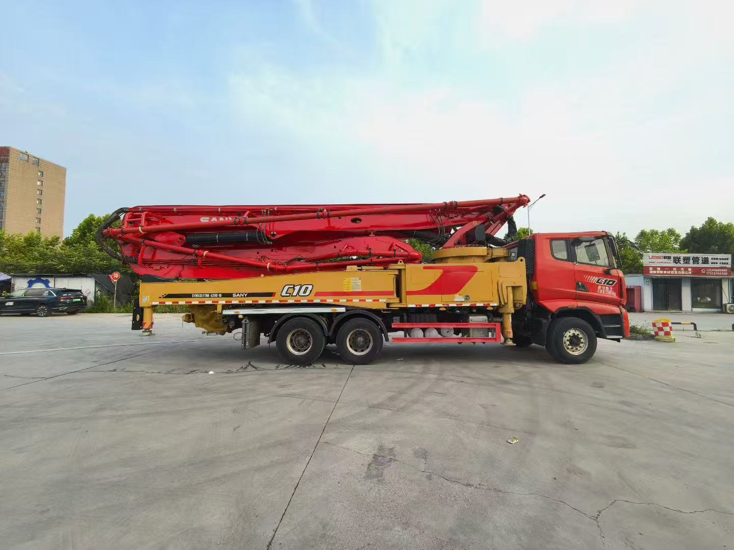 2021 Sany 52M Used Concrete Pump Truck with 52 Meters Boom Length
