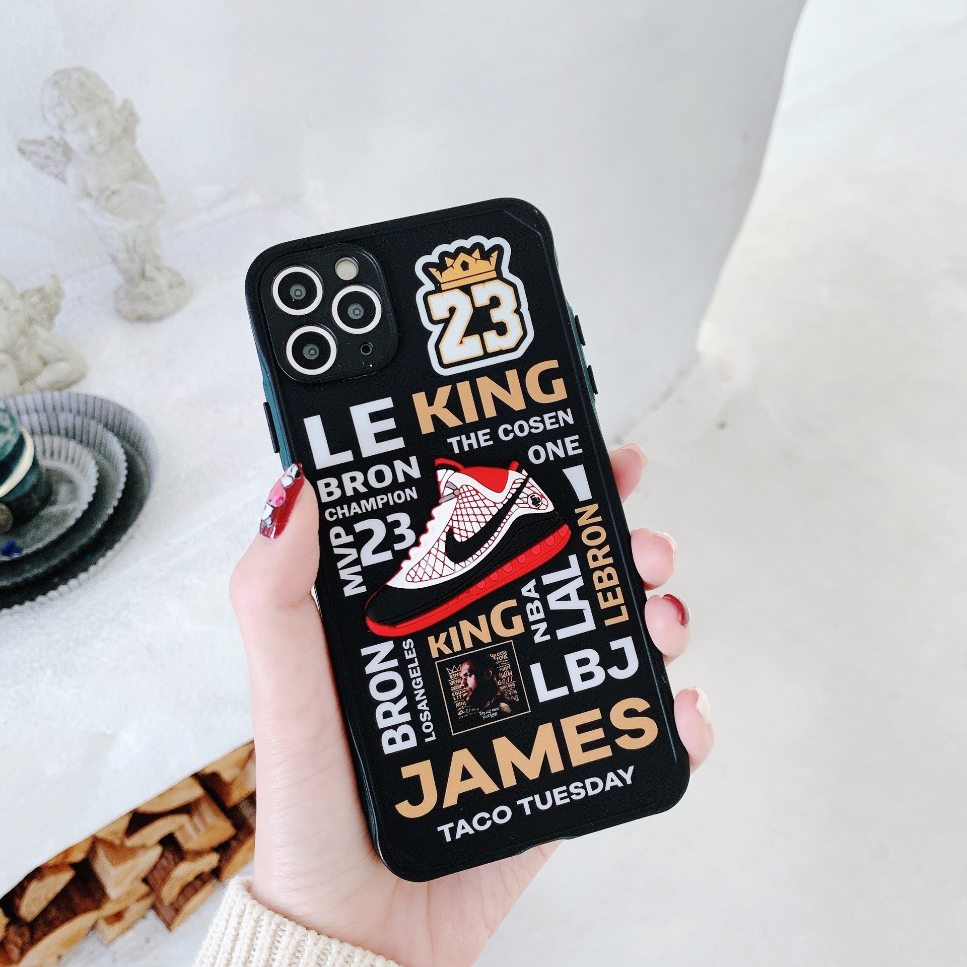 Sports Logos James Sneaker Phone Cases 3D Toy Shock Free For IPHONE 12